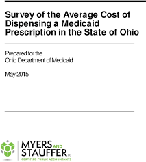 Survey Of The Average Cost Of Dispensing A Medicaid