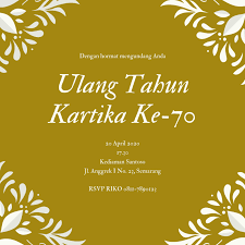 10 ide desain undangan ulang tahun untuk anak remaja dewasa. Contoh Desain Undangan Ulang Tahun Gratis Canva