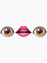 Eyes And Mouth Emoji Sticker By Viralstickerss In 2020 Emoji Art Emoji Drawings Emoji Stickers