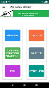 This essay writing app helps find a dedicated writer who will consider all of your specifications and write an original work for you. Ias Essay Writing For Android Apk Download