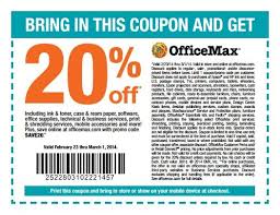 20 Off At Office Max Until 3 1 14 Promo Codes Online Office Max Coupons
