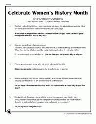 We're entering women's history month with some movie suggestions: Women S History Month Worksheets Woo Jr Kids Activities Children S Publishing