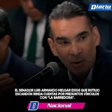 El Senador Luis Armando Melgar exige que Rutilio Escandón rinda cuentas por  presuntos vínculos con “La Barredora”.