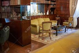 The dog was very kind and friendly. Milano Italy September 26 2018 View Of Villa Necchi Campiglio Living Room And Library Stock Photo Picture And Royalty Free Image Image 118529859