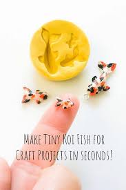 Polymer Clay Mold Small 3d Koi Fish Mold Silicone Mold To Etsy Polymer Clay Mold Polymer Clay Fish Molding Clay