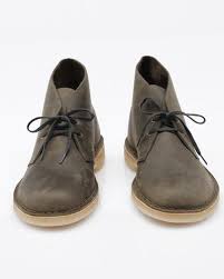 Clarks Desert Boot In Olive Leather Clarks Desert Boot Desert Boots Boots