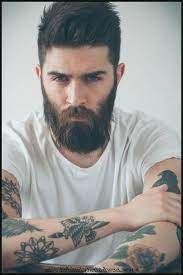 pin von gero reynozo auf hair styles bart haarschnitt herren frisuren mit bart dicke haare manner