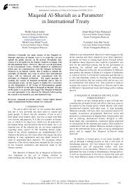 A critical study (2) by dr. Pdf Maqasid Al Shariah As A Parameter In International Treaty