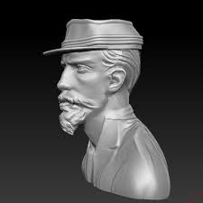👤 Ignacio Carrera Pinto bust・ OBJ File for 3D printing・Cults