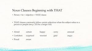 A noun clause cannot stand alone because it is not a complete thought. Noun Clauses Chapter Ppt Download