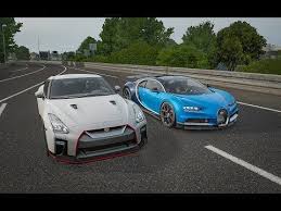 Bugatti Chiron Vs Nissan Gt R 940 Bhp Drag Races With Ahmad Galal Forza 7 Youtube Bugatti Chiron Nissan Gt Nissan Gt R