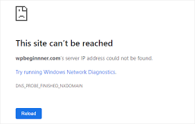 Banned ban message is of direct relevance: How To Easily Fix The Dns Probe Finished Nxdomain Error