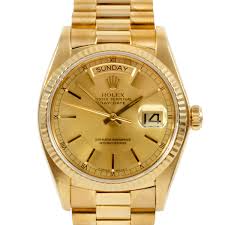President aliyev demands compensation for illegally exploited gold deposits in azerbaijan's karabakh region by mushvig mehdiyev july 24, 2021 the soyudlu goldfield in kalbajar, azerbaijan. Rolex Day Date Presidential 18k Yellow Gold C 1970 S 1980 S Vintage Rolex Touch Of Modern
