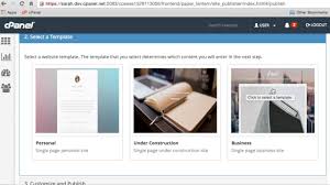 This information is usually found at the bottom of a homepage, at the top or on a sidebar of. Cpanel Tutorials How To Use Site Publisher To Publish Simple Websites