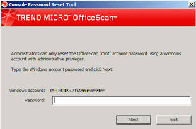Trend Micro Officescan Konsol Sifresini Sifirlama Datakey Bilisim Blog