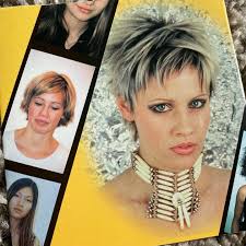 flashbackfriday to about 20 years ago when I agreed to “model” for my hair  salon 💇🏼‍♀️ #haircutregrets #guineapig #beforeandafterhair #spikyblonde  #platinumblonde #fbf