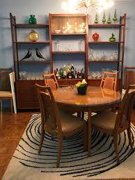 Dining Room With Drexel Wall Unit And Drexel Meridian Table And Chairs Both Vintage Furniture Table And Chairs Drexel Furniture