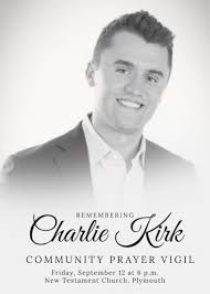 Charlie Kirk vigil in Hamilton
