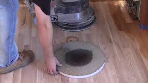 If your floors are already stained (not painted) you can probably give them a light sanding and then move to the next step, i had to sand off paint, and the previous stain to get the floor looking. Buffing Stain On A Hardwood Floor With A Carpet Pad City Floor Supply Youtube
