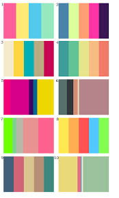 Color Palettes With An 80 S 90 S Themes Couple Of Things There Seems To Be A Common Pattern Of Fuschia S Blue Retro Color Palette 90s Colors Retro Color