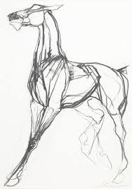 Jo Taylor War Horse I Study Campden Gallery Fine Art Chipping Campden Camden Gallery Contemporary Contemporary A Art Gallery Uk Horse Drawings Equine Art