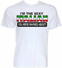 italian t shirts mens funny novelty