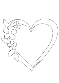 Heart Frame Template Coloring Page Hand Embroidery Patterns Flowers Valentines Day Coloring Page Coloring Pages