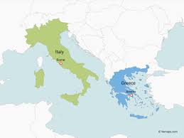 Maphill is more than just a map gallery. Map Of Italy And Greece Free Vector Maps