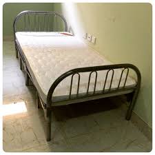 For Sale Steel Bed With Matters Good Condition Price 13 Bd للبيع سرير حديد مع ماترس بحالة ممتازة السعر 13 Bd Tel 337700 Bed Toddler Bed Home Decor