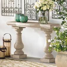 Elle Stonecast Console Table Grandin Road Outdoor Console Table Console Table Entry Decor