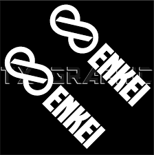 Enkei Decal Tire Rim Vinyl Logo Sticker 1 Set F 2 Logo Sticker Logos Vinyl