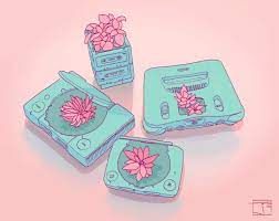 Pink and green aesthetic gif. Kk Gif 540 428 Aesthetic Art Cute Art Aesthetic Anime