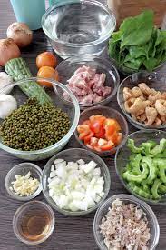 Season with salt, bouillon cubes and black pepper. Mung Bean Soup Ginisang Munggo Foxy Folksy
