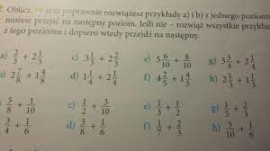 Jak ułatwić sobie znalezienie wspólnego mianownika dodawanie ułamków dziesiętnych to szósty film z cyklu ułamki dziesiętne. Oblicz Dodawanie Ulamkow Zwyklych Prosze O Pomoc To Na Jutro Brainly Pl