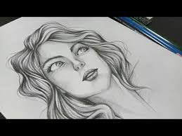 Sketsa cukup dibuat secara sederhana. How To Sketch Woman Face Cara Mudah Gambar Sketsa Wajah Part 1 Youtube