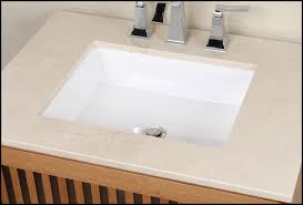 small rectangular undermount bathroom sink