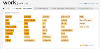 Most related words/phrases with sentence examples define piece of art meaning and usage. Work And Employment Are Not Synonyms Ilostat
