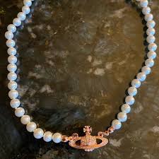 5 out of 5 stars. Vivienne Westwood Jewelry Vivienne Westwood Rose Gold Pearl Orb Necklace Poshmark