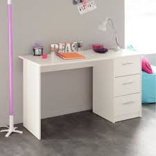 Parisot Infinity Writing Laptop Desk With 3 Drawers White Desk Bedroom Childrens Desk Modern White Desk
