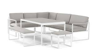 Sold and shipped by best choice products. Catania Garden Corner Dining Set White Made Com Corner Dining Set Dining Set Dining Corner