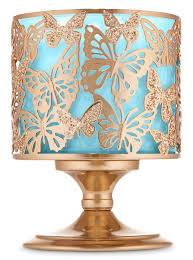 Glittering Butterfly 3 Wick Candle Holder Bath Body Works