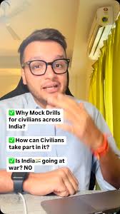 “7th May mock drills across India aren’t just exercises — they’re  rehearsals for reality., From Uri to Pulwama, we’ve learned the hard way  that preparation saves lives., This time, it’s not just the ...
