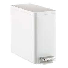 Large white kitchen trash cans. White Trash Can The Container Store