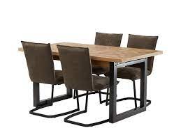Get the best deals on oak tables. Dining Room Dining Sets The Forged Oak Collection Forged Oak Dining Table 4 Alta Chairs Buy At W T Nettleton Wakefield