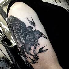 The black veil studio, salem, massachusetts. Raven Tattoo Black Veil Tattoo Studio Tattoo Style Raven Tattoo Tattoos