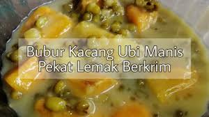 Pengat ubi kayu atau juga dikenali sebagai . Bubur Kacang Hijau Ubi Manis Resepi Homemade Sabah Baini Lieyzslee Youtube