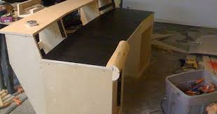 How To Build A Studio Desk For Less Than 200 It S Not Perfect But Perhaps These Dimensions Might Help You Get Studio Desk Music Studio Desk Plans