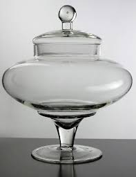 Apothecary Jar Clear Glass 13 1 4 2 For 40 20 Each Cristaleria Bomboneras Ceramica