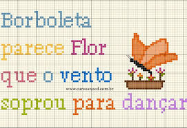Artesanato Grafico Em Ponto Cruz Com Borboletas E Frases Ponto cruz alfabeto infantil bebes resumo: ponto cruz com borboletas e frases