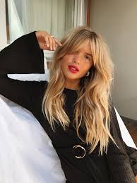 Big manes with flirty fringes are hands down at the top of the most popular long layered hairstyles this year, thanks to the 70s obsession! Blonde With Bangs Hair Styles Hot Hair Styles Long Hair Styles